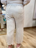 Tempo Paris Crop Pants Beige