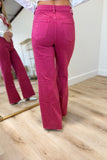 Dear John Fiona Wide Leg Jean Tibetan Red