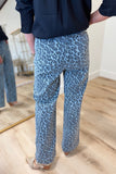 APNY Blue Leopard Pants