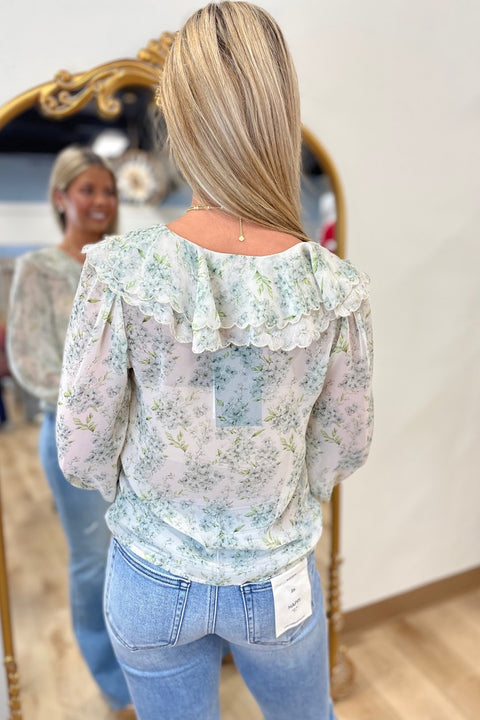 Romantic Weekend Sheer Blouse