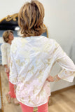 Charlie B Embroidered Popover Blouse Gold