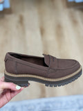 Toms Cara Loafers Oak Brown Leather