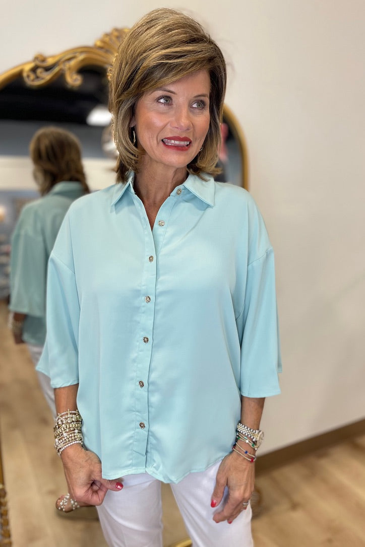 Soft Spectrum Blouse Mint