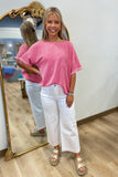 Comfort Zone Tee Raspberry