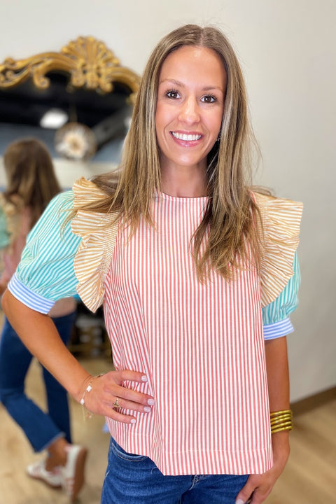 Confetti Stripe Top