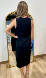 RD Style Adina Sleeveless Midi Dress Black