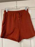 Elastic Waist Short Rust