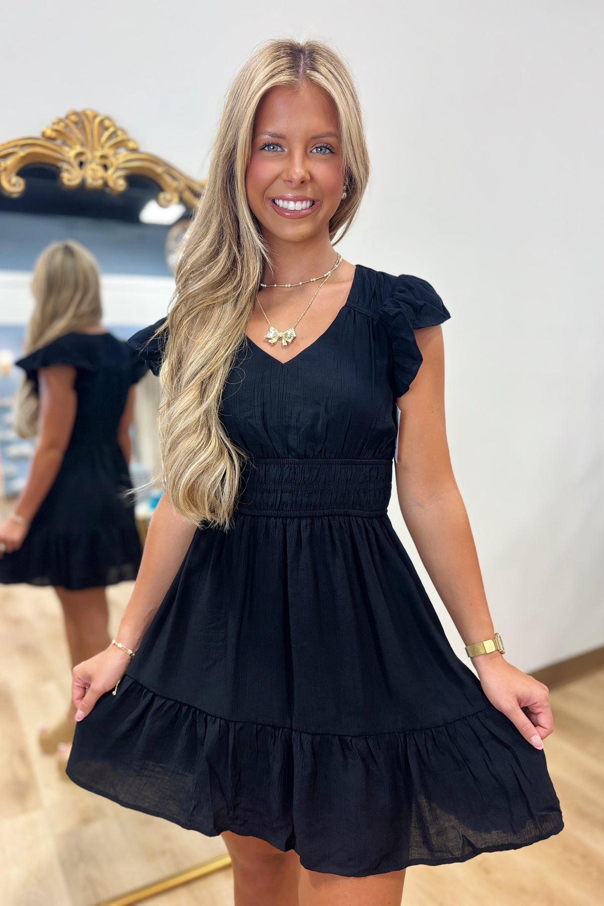 Company's Coming Dress Black