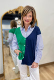 Joh Wynn Colorblock Stripe Top
