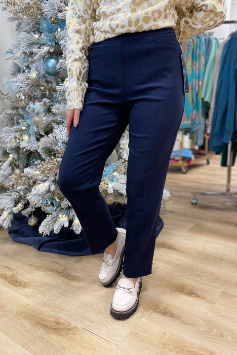 Multiples Pull Ankle Pant Midnight