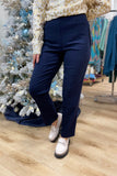 Multiples Pull Ankle Pant Midnight