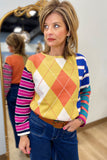 APNY Autumn Mixed Media Pullover
