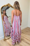 Beach Resort Stripe Dress Multi