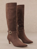 Diva Delicate Buckle Boot Chocolate