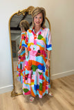 Lior Vega Turq & Caicos Long Dress