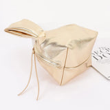 Faux Leather Wrist Bag