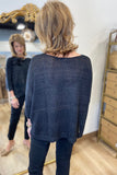Renuar Sparkle Sweater Black