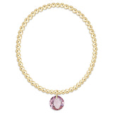 E Newton Classic Gold 3mm Reflection Bracelet