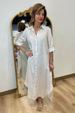Charlie B Button Front Dress Champagne