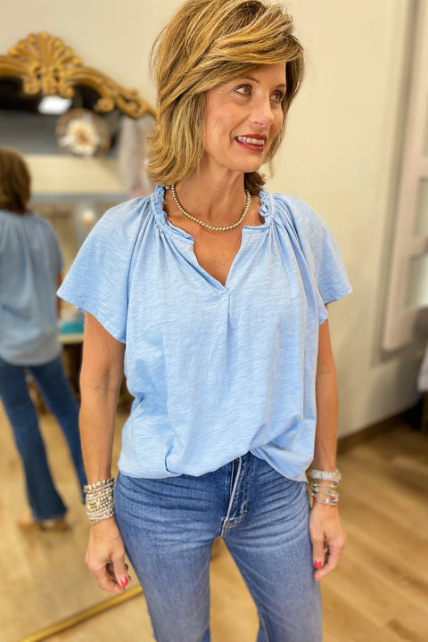 Dylan Jolie Blouse Blue