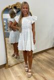 Sweet Charm Dress White