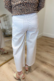 Renuar Fringe Detail Pant Oyster