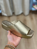 Matisse Lido Wedge Sandal Gold