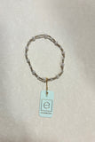 E Newton Pearl Sincerity Pattern 4mm Bead Bracelet Moonstone
