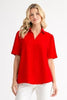 Joh Joy V Neck SS Blouse Red