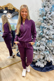 Softies Dreamtech 1/4 Zip Jogger Set Fig