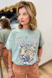 World Tour Stay Wild Graphic Tee Green