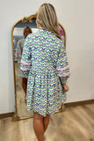 Tulip Temptation 3/4 Sleeve Dress