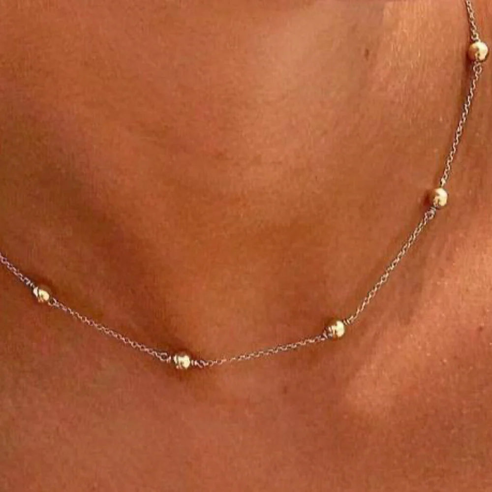 E Newton 17" Simplicity Gold Necklace Gold 4mm