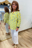 Multiples Bell Sleeve top Yellow