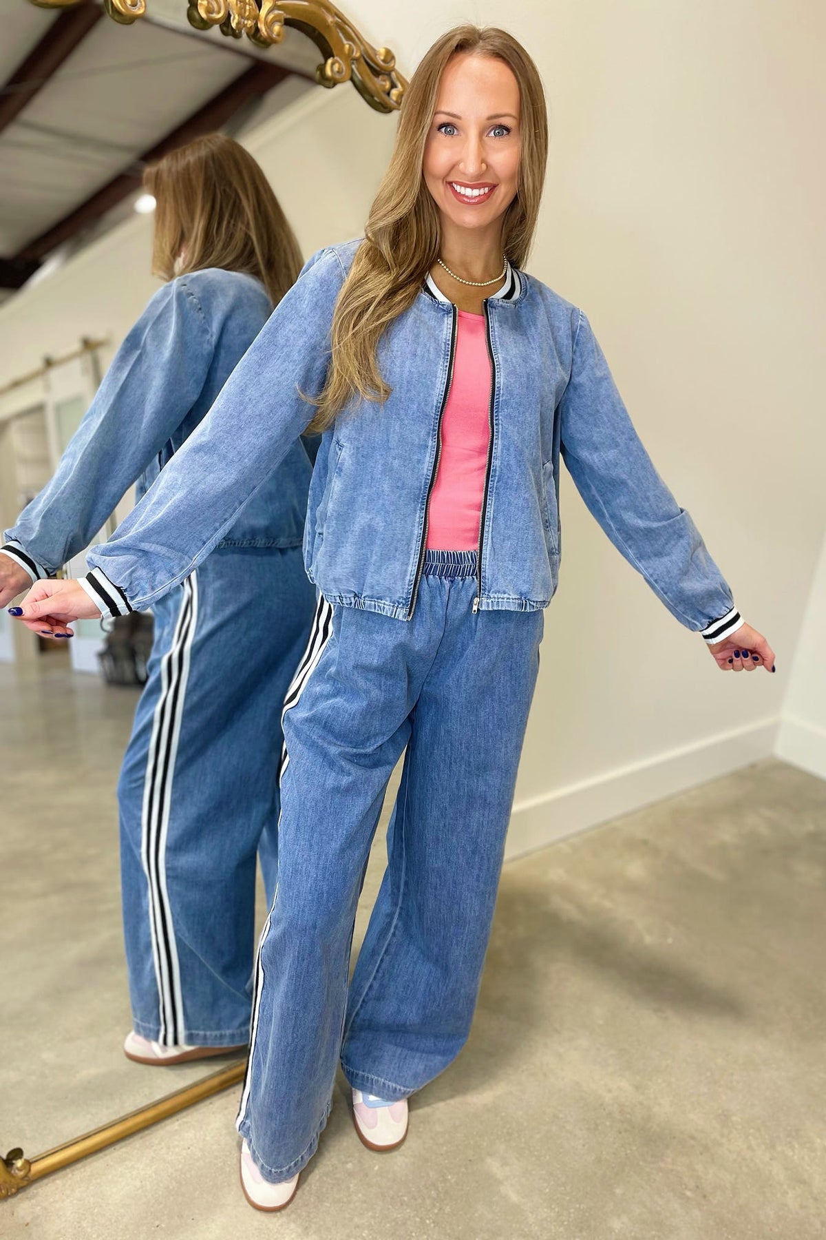 On The Go Set Denim