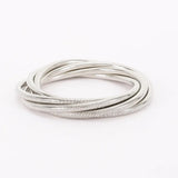 Multi Metal Spring Bracelet SILVER