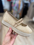 Tulum Platform Mary Jane Raffia