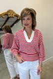 APNY Stripe Sweater Red/White
