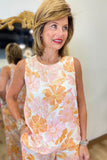 Charlie B Sleeveless Blouse Blooming
