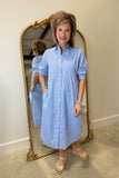 Foxcroft Ester Elbow Sleeve Dress Blue