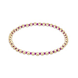 E Newton Hope Grateful Bracelet Fuchsia
