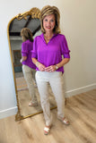 Day to Night Blouse Violet