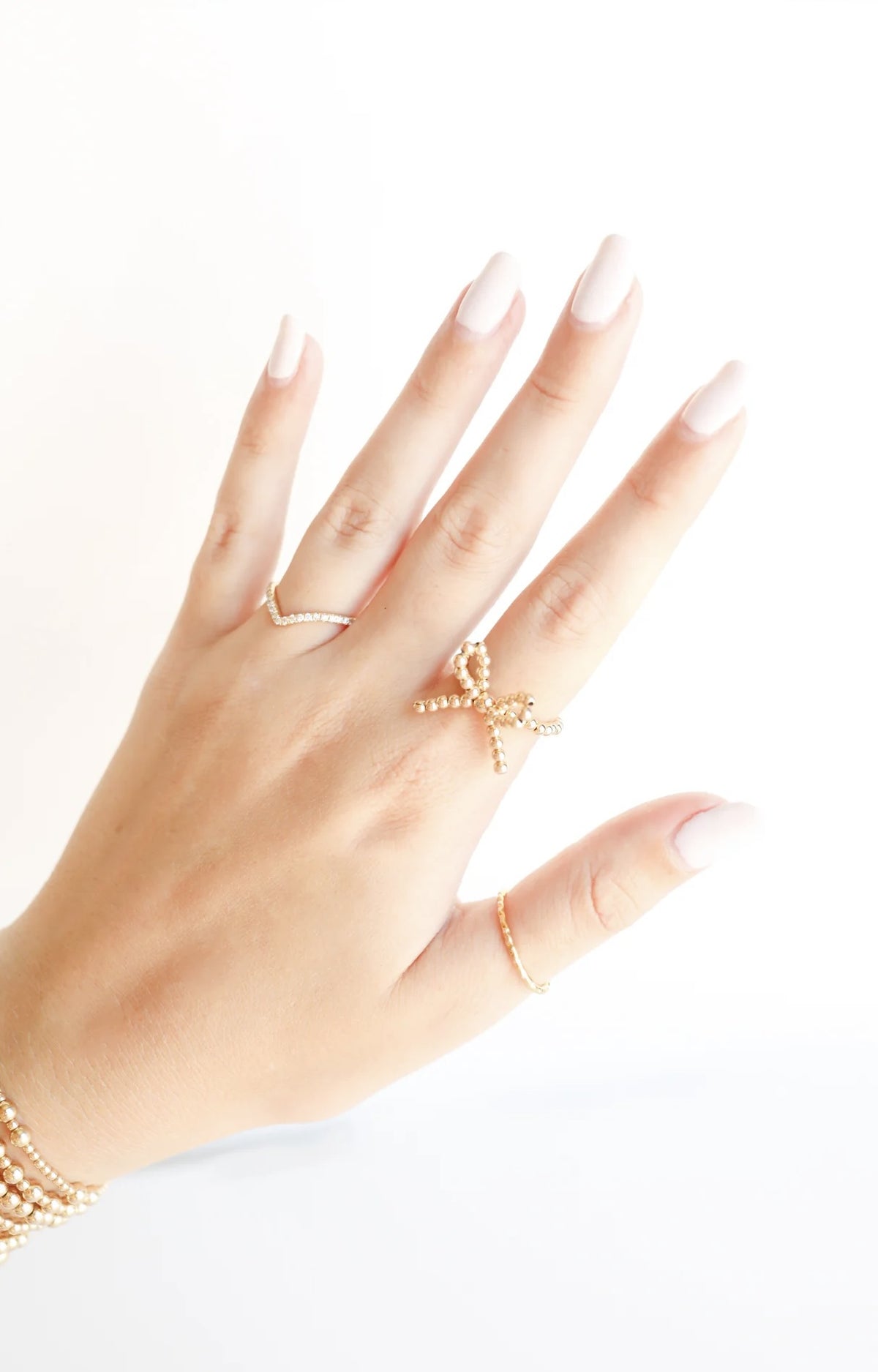 Gold Bow Ring