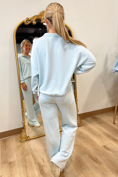 Ocean Drive 2 Piece Pant Set Sailboat Blue