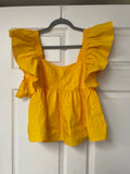 Marigold Flutter Sleeve Babydoll