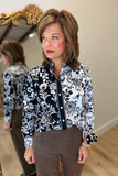Foxcroft Jodie Mix Daisy LS Blouse