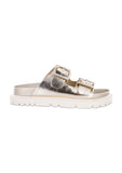Mia Gen Double Buckle Sandal Gold