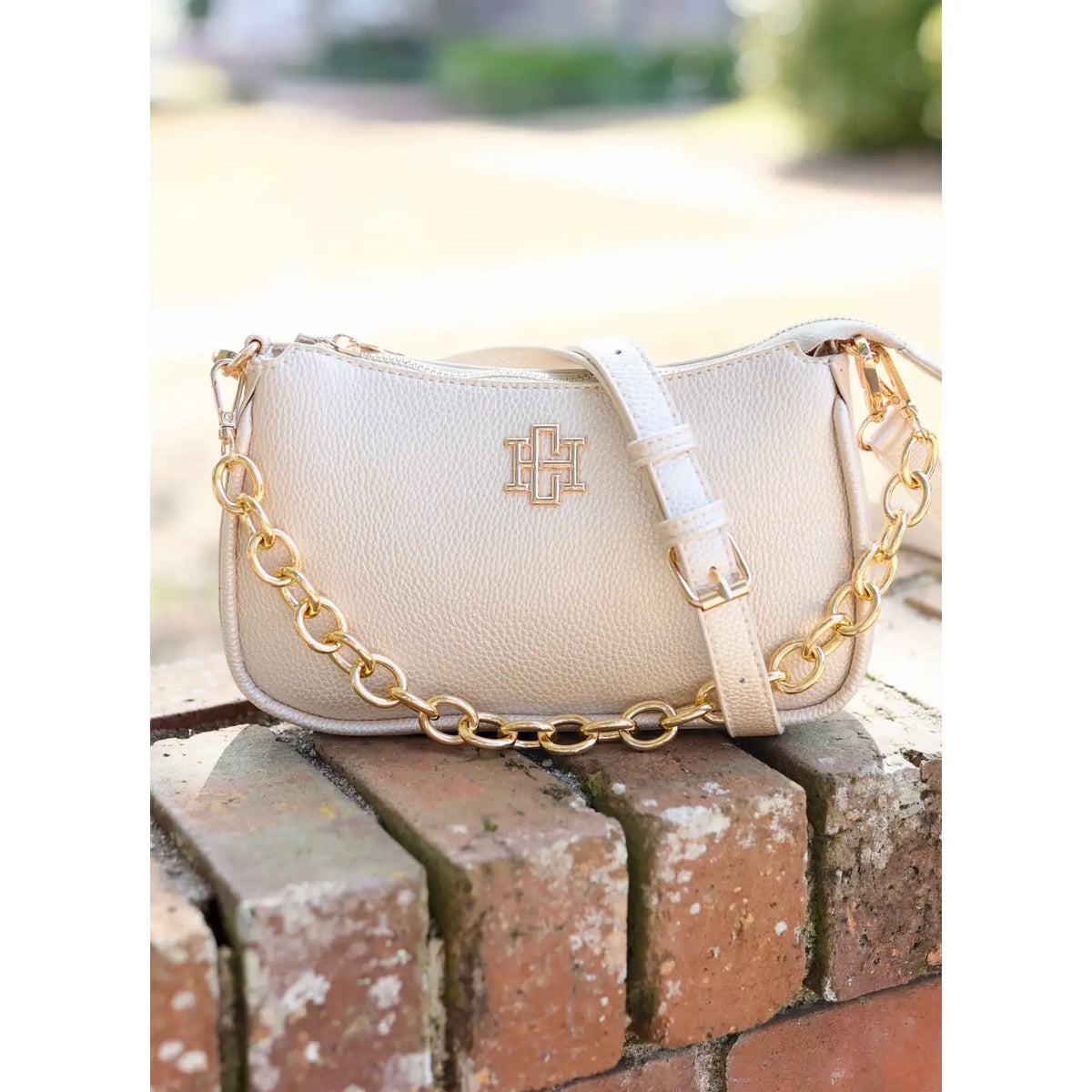 Caroline Hill Joan Crossbody Pearl