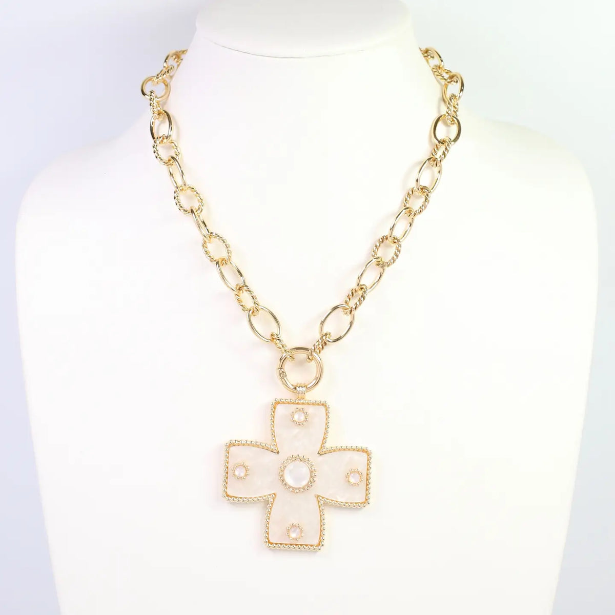 Caroline Hill Cayce Cross Necklace