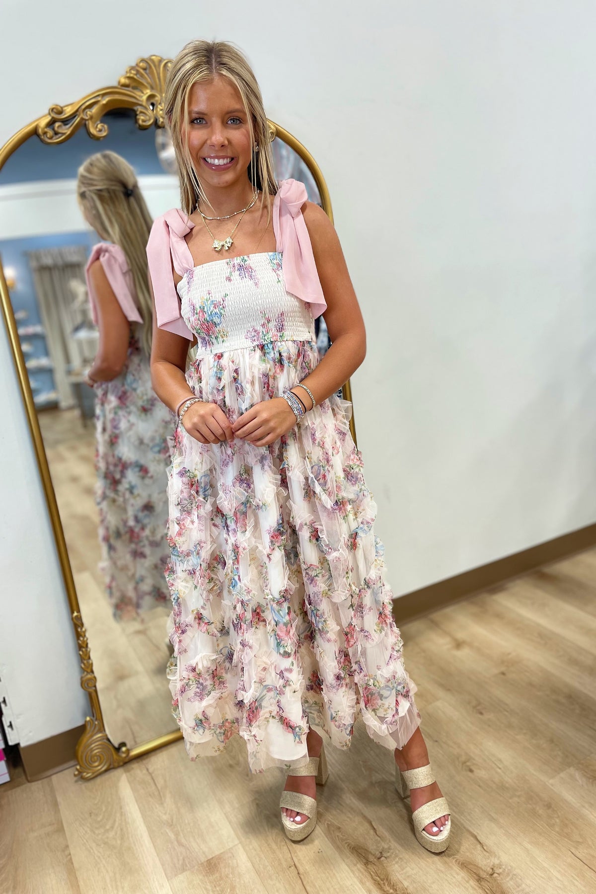 Antique Dusty Rose Dress